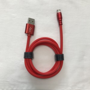 Schnelles Aufladen Aluminiumgehäuse Rundes TPE-USB-Kabel für Micro-USB, Typ C, iPhone-Blitzaufladung und -Synchronisation