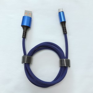 Schnelles Aufladen rundes geflochtenes Micro-USB-2.0-Datenkabel für Micro-USB-, Typ-C-, iPhone-Blitzladung und -Synchronisation